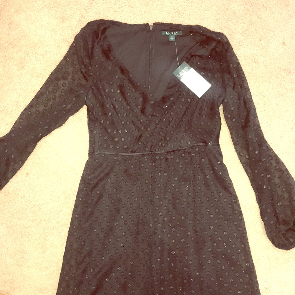 Long black Ralph Lauren dress brand new